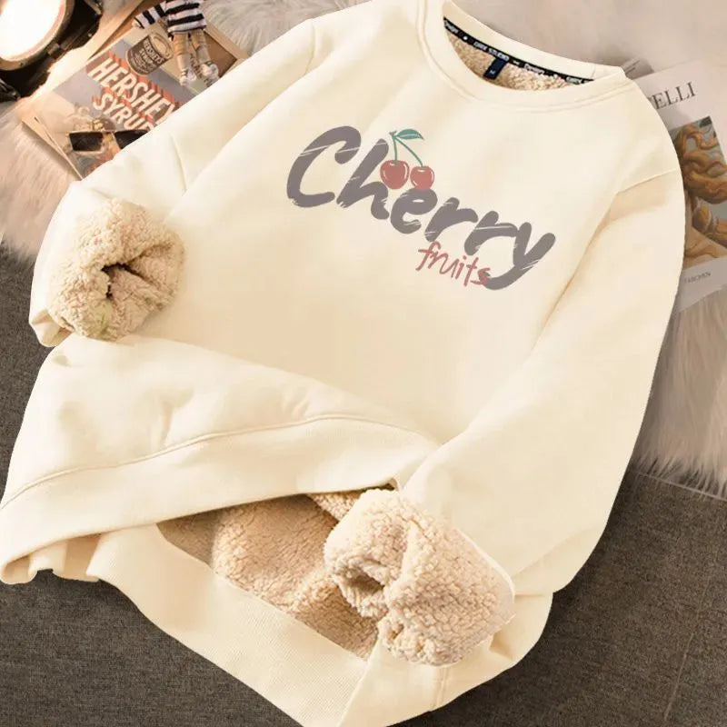 Fashion Thickened Printed Sweater For Women - Bellarte Enchanté Fashion Thickened Printed Sweater For Women